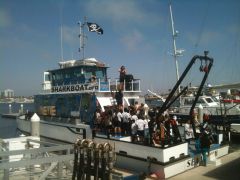 Marine Institute Students on SeaWatch - SharkBoat 15