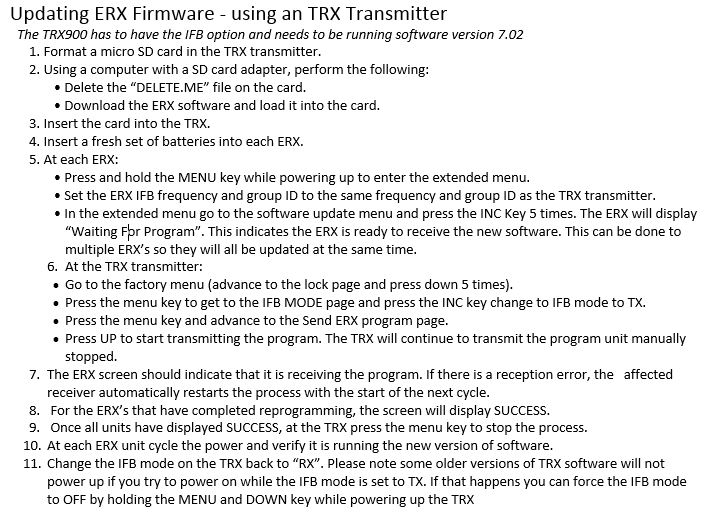 Zaxcom ERX firmware v2.0 - adds timecode calibration - Page 4